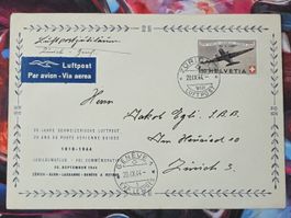 CL31 Enveloppe + Timbre Suisse 1944