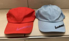 2 Stück Baseball Cap / Kappe Hummel Dänemark