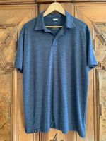 Men's Merino wool trekking travel polo shirt - TRAVEL 500
