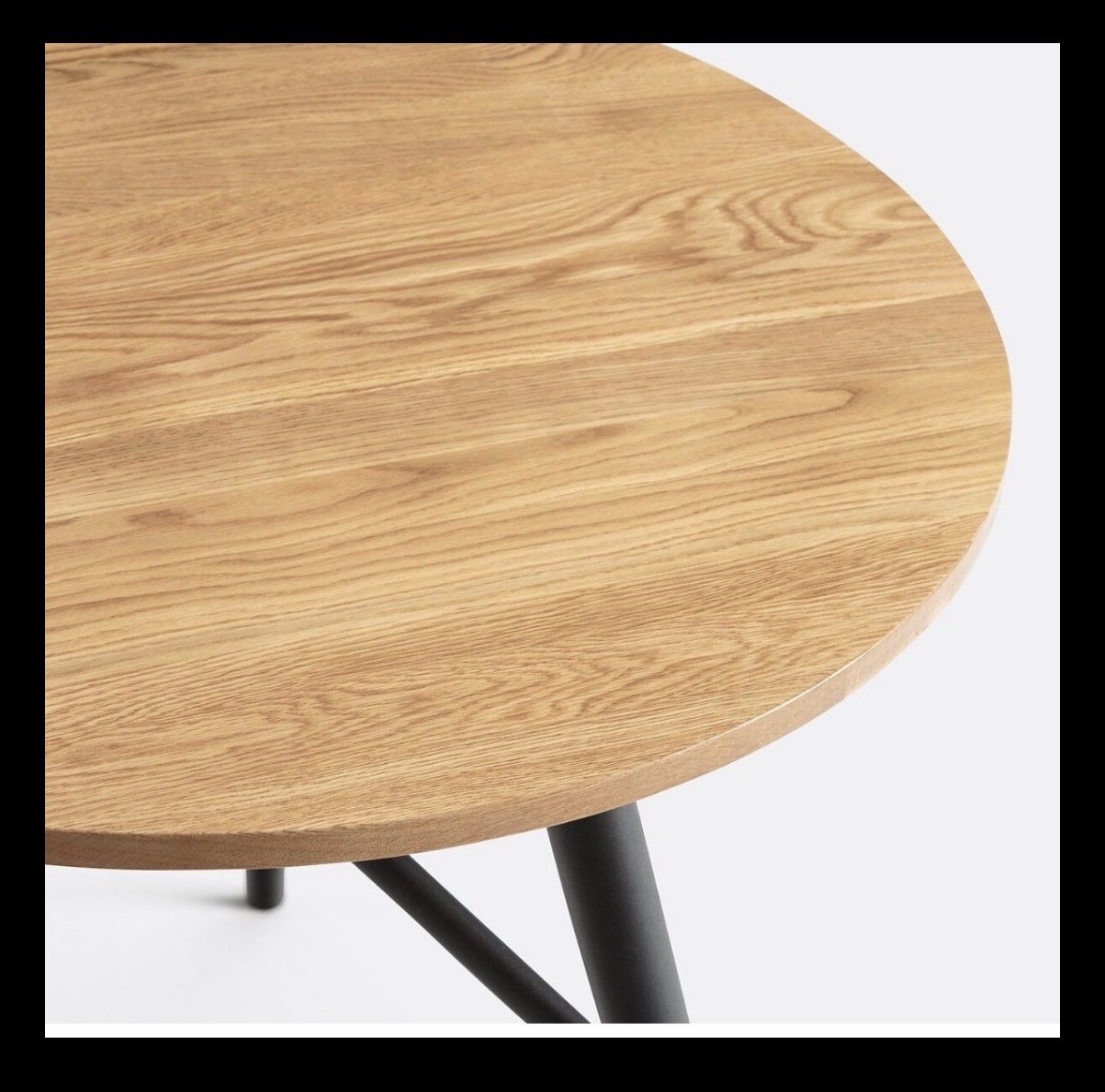 La Redoute Tavoli: LaRedoute Crueso Tisch rund 90cm, Eiche Holz schwarz – Usato da Küsnacht ZH venduto da Van_6lmf 2