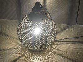 Bodenlampe in Gold und aus Metall/Neu/OVP