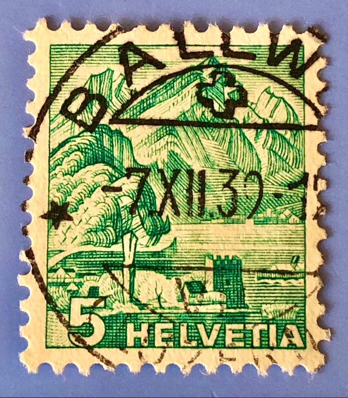 Alle Briefmarken: Nr.202 Landschaftsbilder Briefmarken gestempelt     – Gebraucht aus Aarau von Billa007