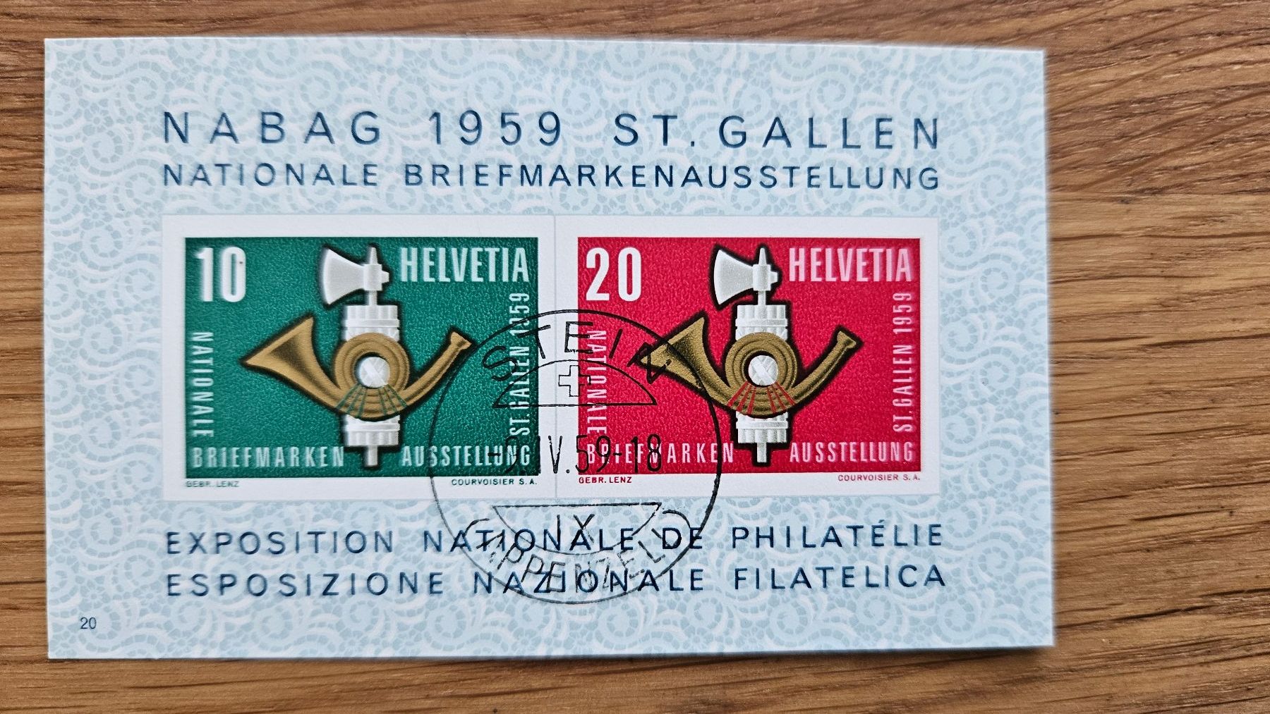 Tutti i francobolli: Block W38 Nabag mit TOP Stempel 2.-- – Nuovo (secondo la descrizione) da Buttikon SZ venduto da Marcelr