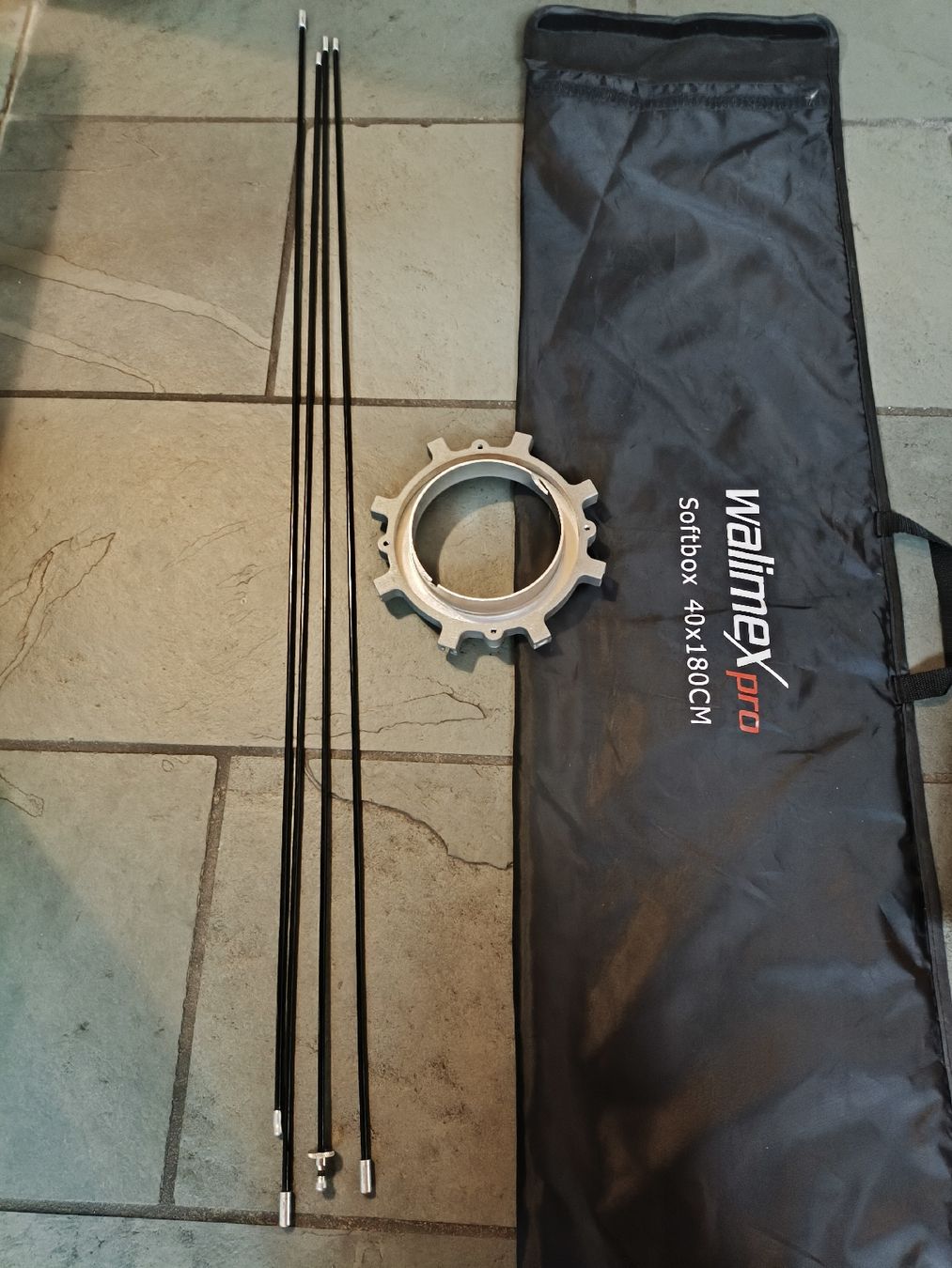 Walimex Flash: 2x Walimex Pro Softbox 40x180 – Usato da Scuol venduto da Pisoc2019 4