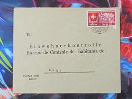CL33 Enveloppe + Timbre Suisse 1939
