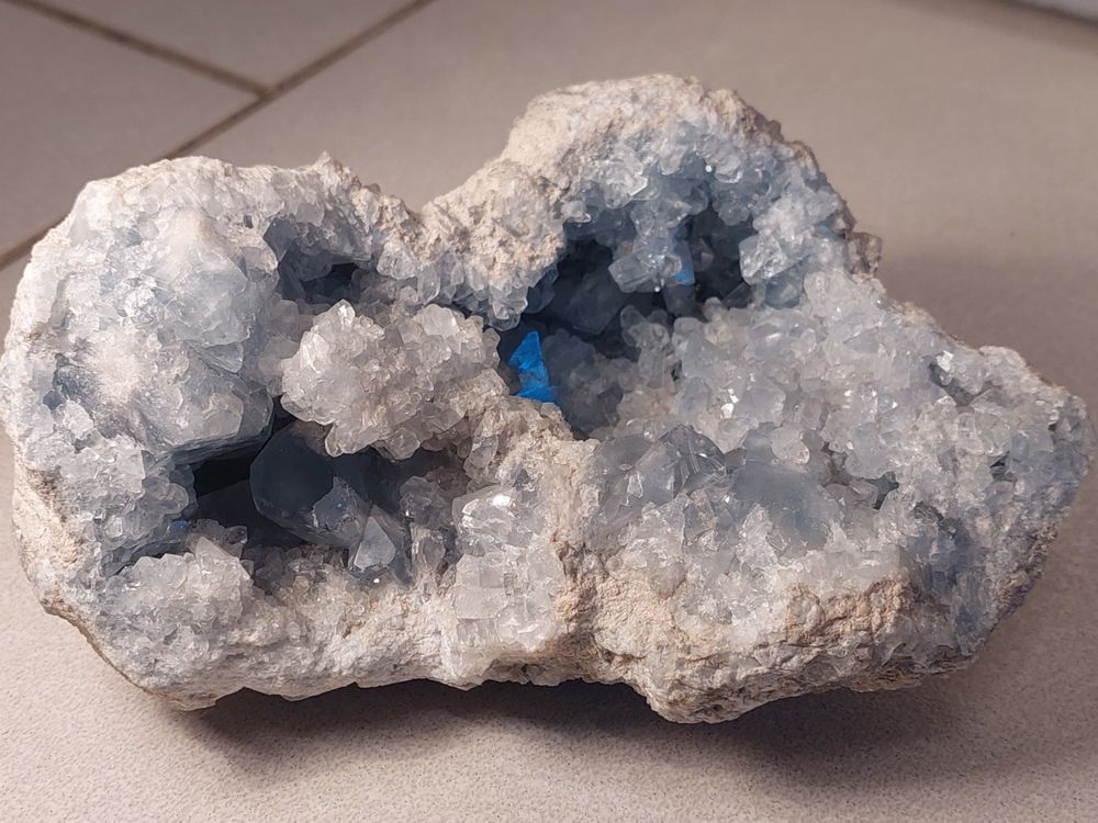 Spektakuläre ColestineGeode mit Einzig. Aussehen*PREISRED*!! (Gebraucht ...