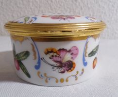 Porzellan Dose/Schmuckdose "Duke of Gloucester" Worcester