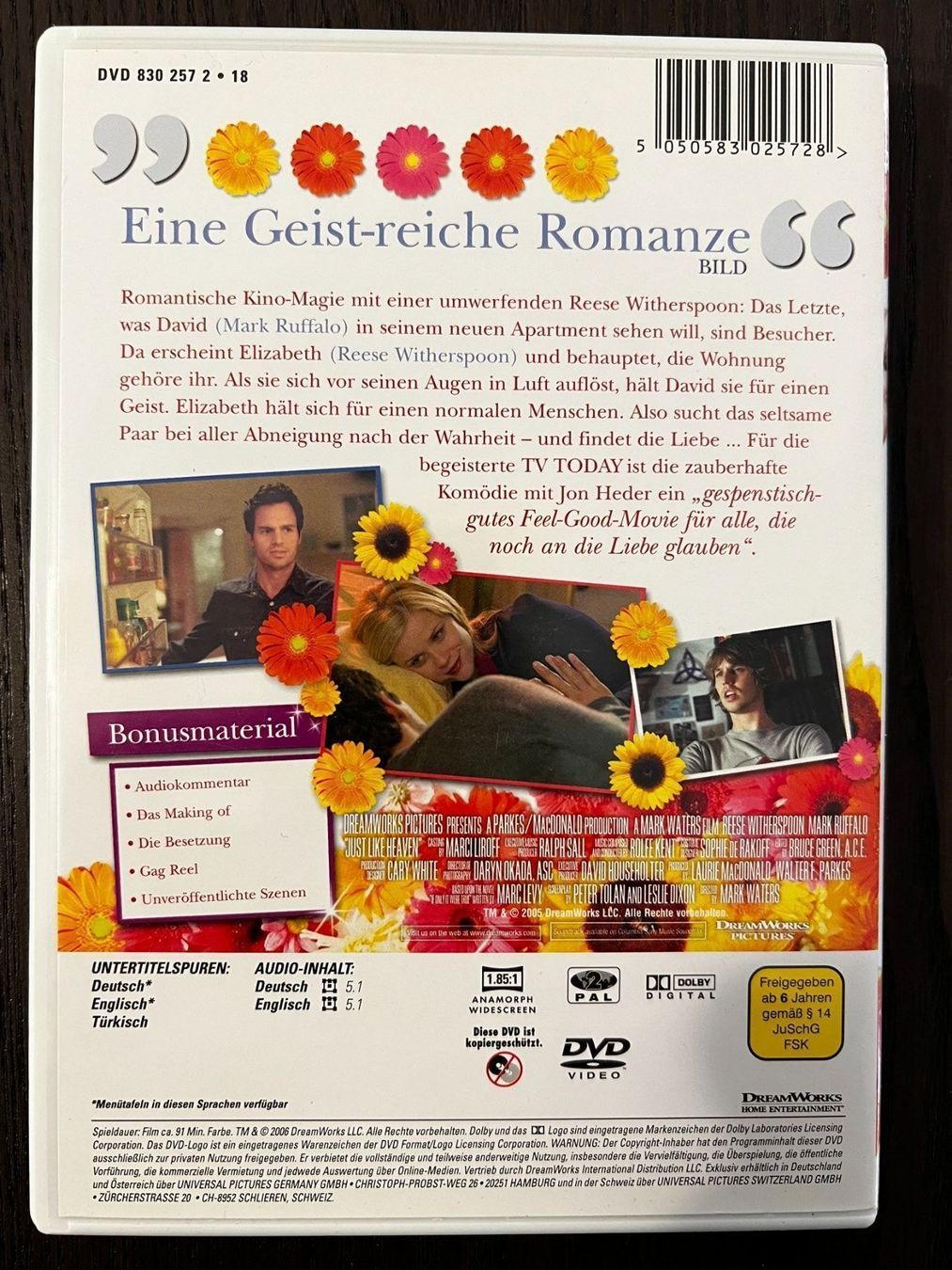 Tutti i DVDs: Solange du da bist – Usato da Zürich venduto da FilmFreunde 1