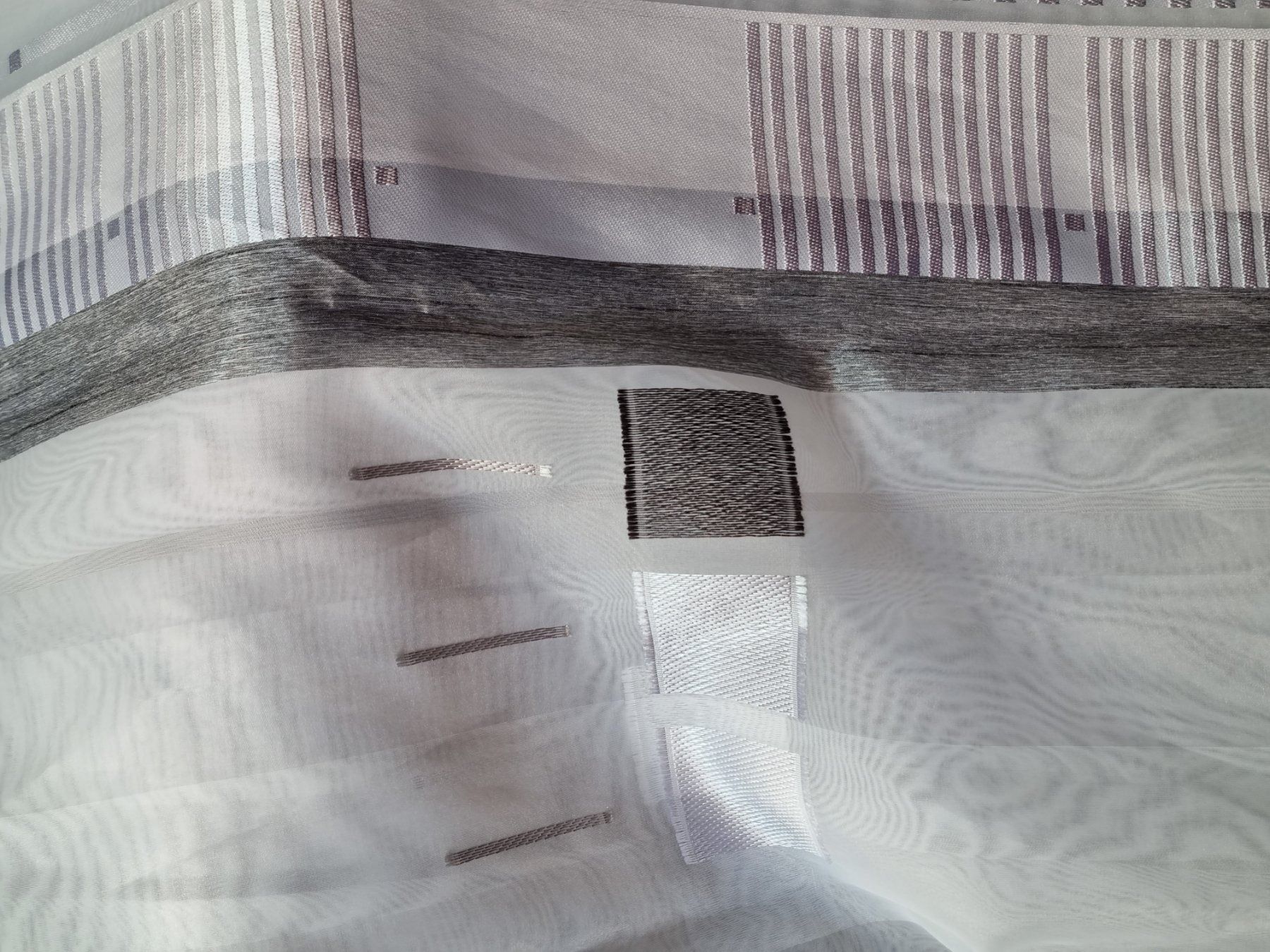 Tende: Rideaux modernes gris et blanc, élégants – Nuovo (secondo la descrizione) da Fontenais venduto da Aube-sauvage.2 1