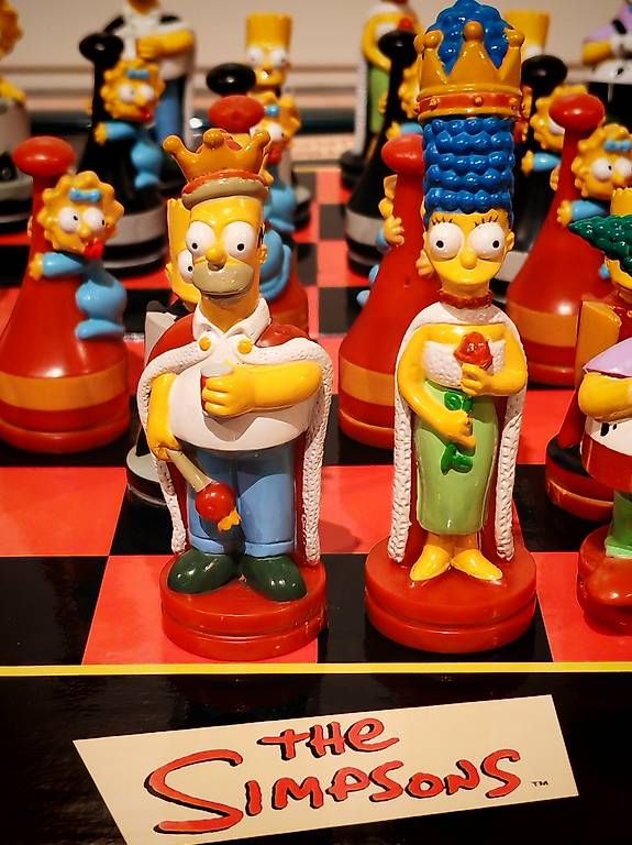 Giochi: Gioco scacchi 3D  Simpson Vintage – Usato da Cadenazzo venduto da Mulinacu