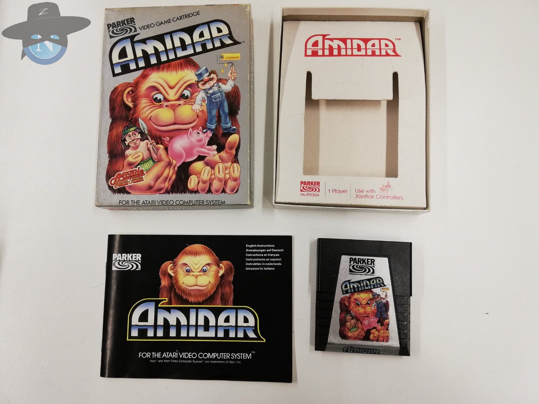 Atari Giochi: Amidar - Parker / Atari VCS 2600 – Usato da St. Gallen venduto da zorro_dc