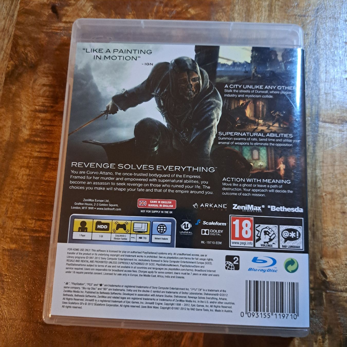 Giochi: Dishonored PS3 Englisch – Usato da Aarau venduto da McFlurry92 1