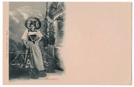Bernerin Berner Tracht, Phototypie um 1900