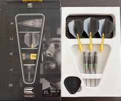 Target Shaggy Black Darts 25g 90% Tungsten
