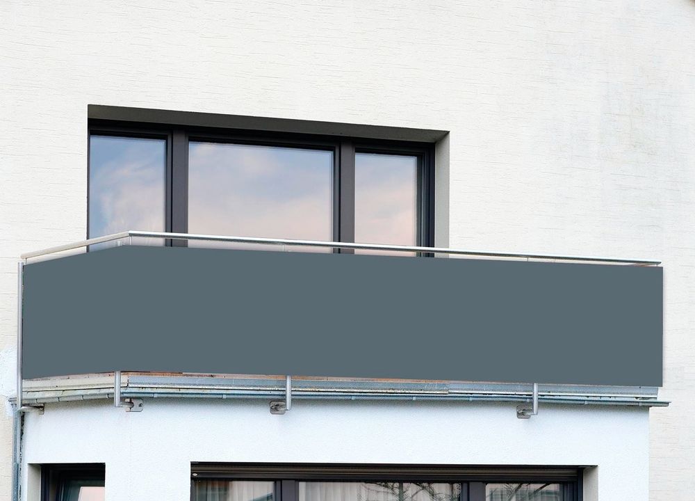 Balkon Sichtschutz Anthrazit Uni Kaufen auf Ricardo