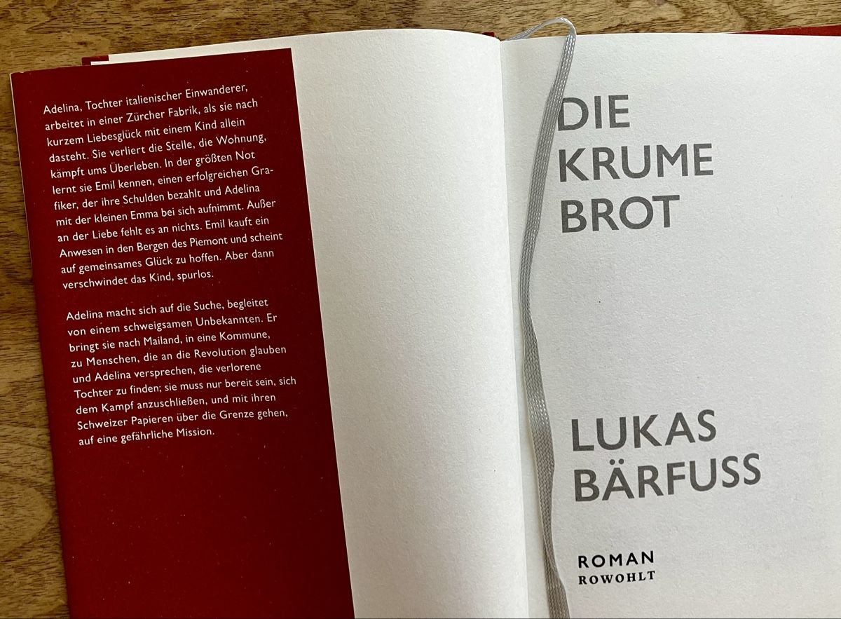 Libri: Lukas Bärfuss: Die Krume Brot – Nuovo (secondo la descrizione) da Buchs AG venduto da Allerleis 4