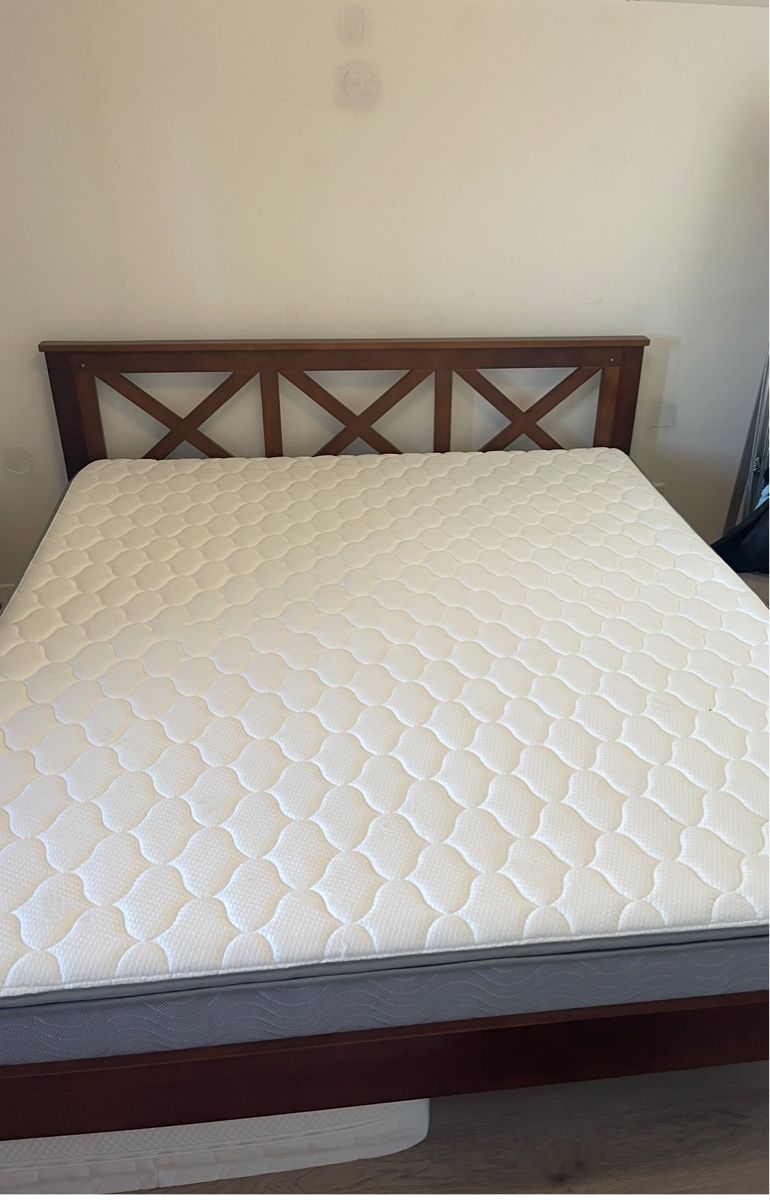 Beliani Lits: Double bed with madras – Neuf (Voir description) à Tann par val_xx26