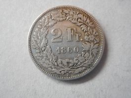 2 Fr. 1860 silber
