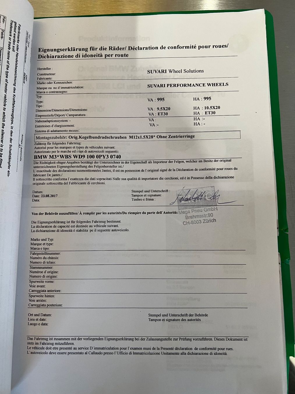 Pneus & Kompletträder: BMW M3 E92 Felgen 20 Zoll – Gebraucht aus Lüchingen von HAASS4 5