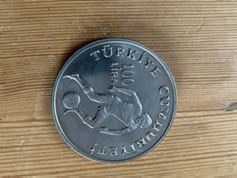 Münze 100 LIRA 1982 Türkei Fussball WM