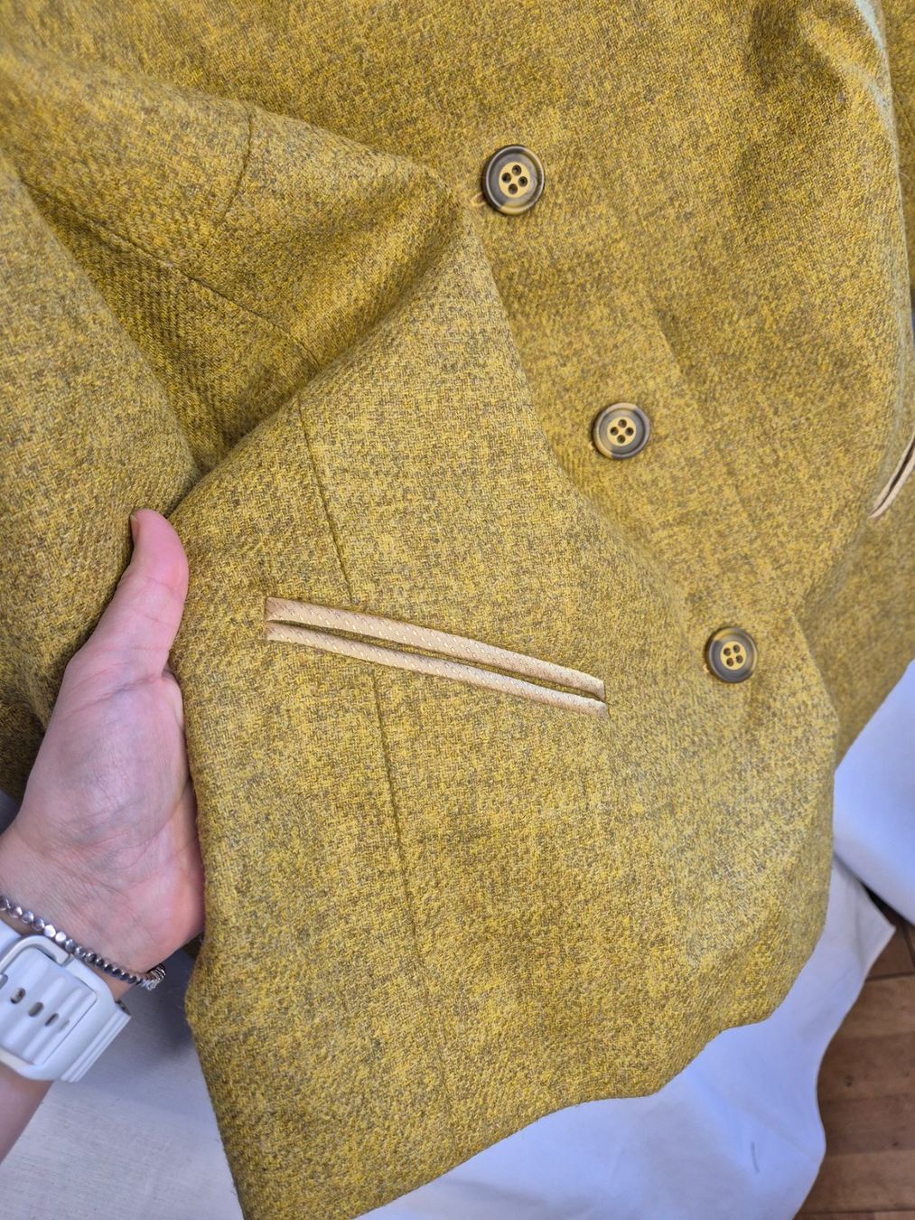Vestes: Wollblazer in Senffarbe – D'occasion à Leissigen par ali_k9v8 2