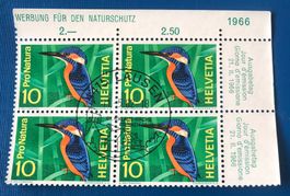 4 er Block Nr.439 mit Vollstempel Lausen