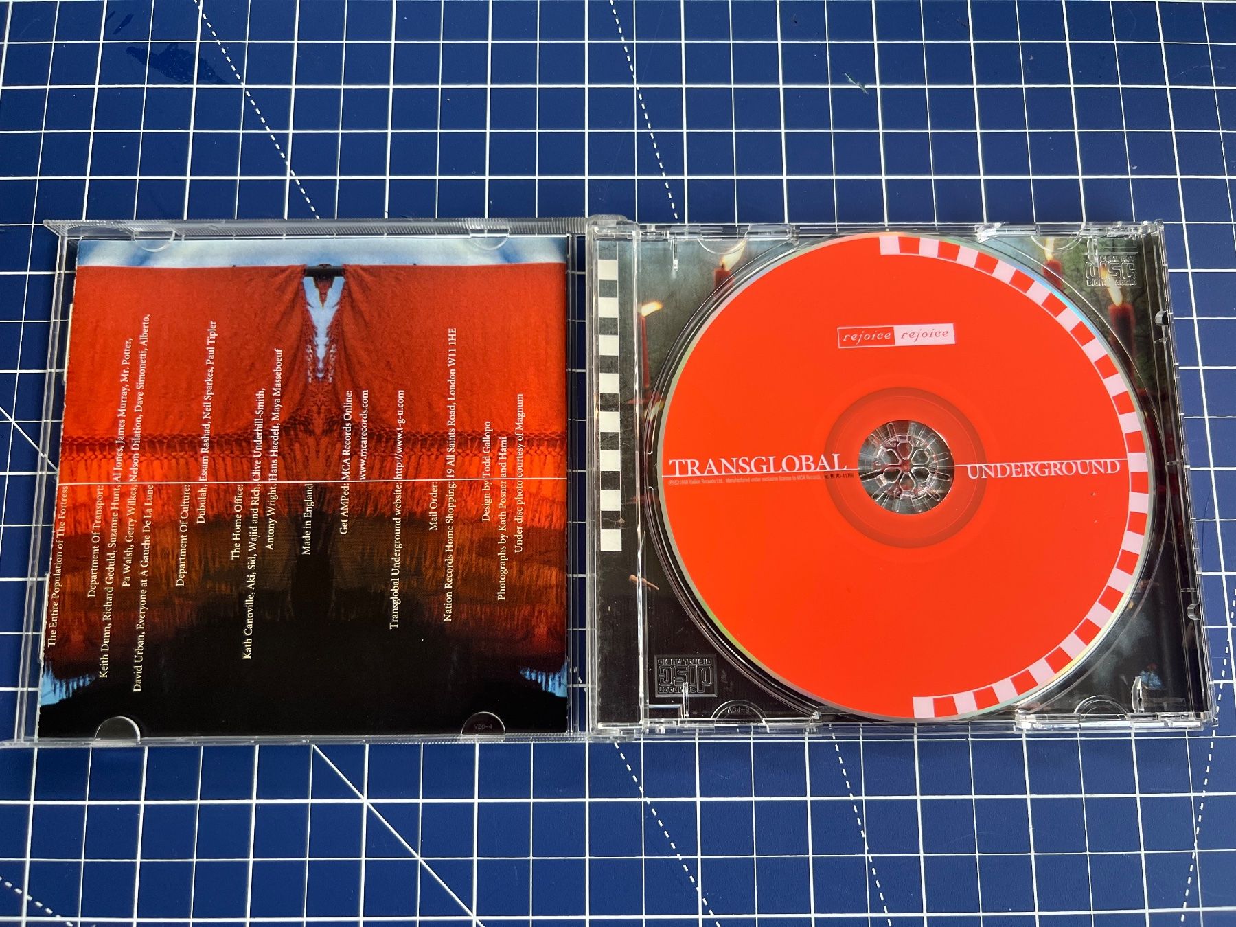 CD: Transglobal Underground – Rejoice Rejoice – Usato da st.gallen venduto da sophiephie 1