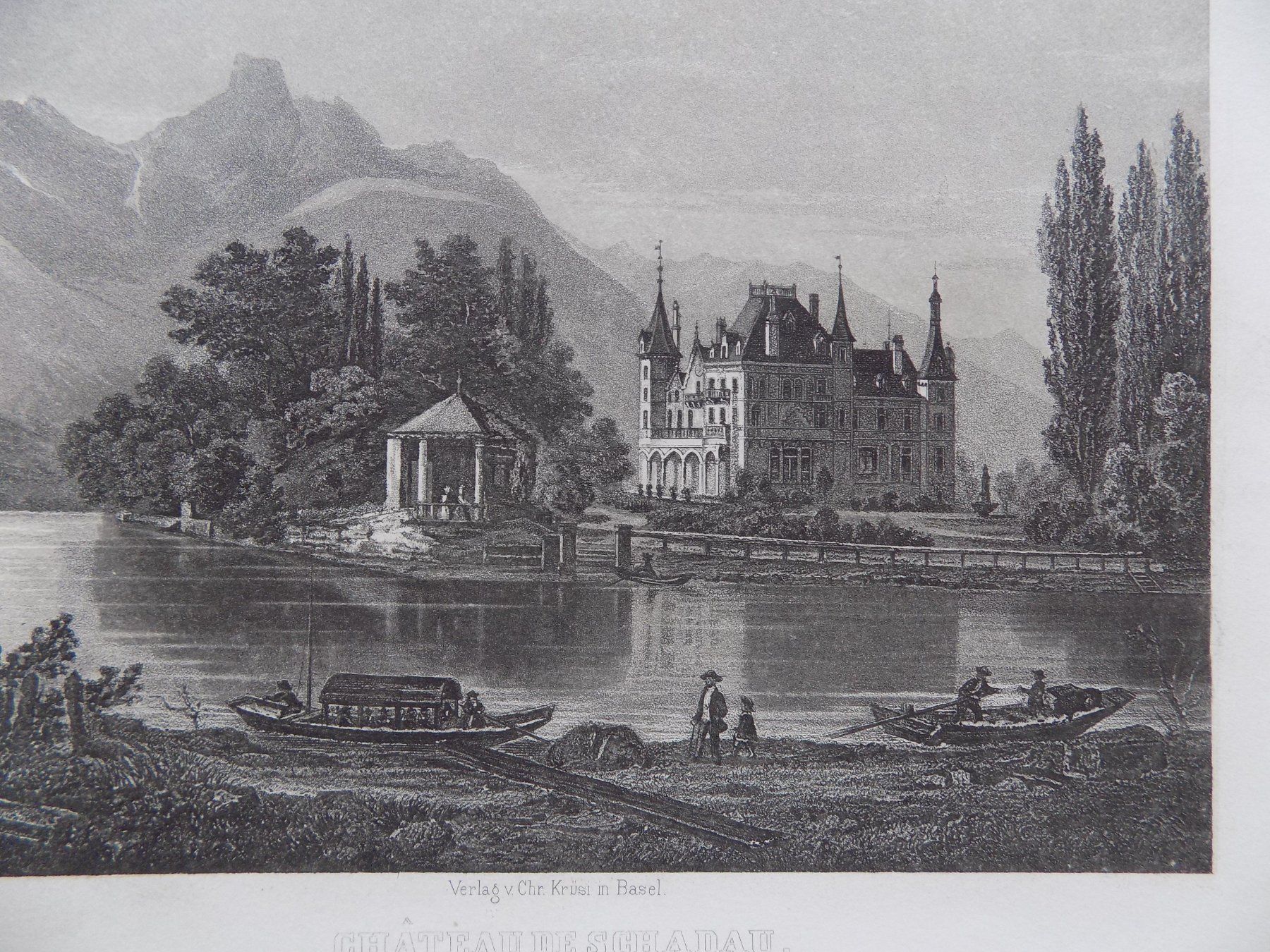 Stiche: Château de Schadau Schloss Thun – Gebraucht aus Risch von Rischli15 3