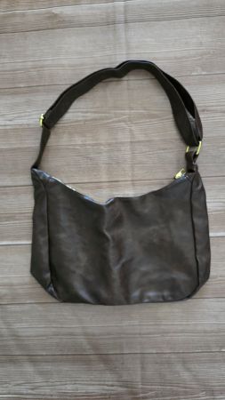 Hobo Bag │ Schultertasche (Leder-Optik) │ Dunkelbraun