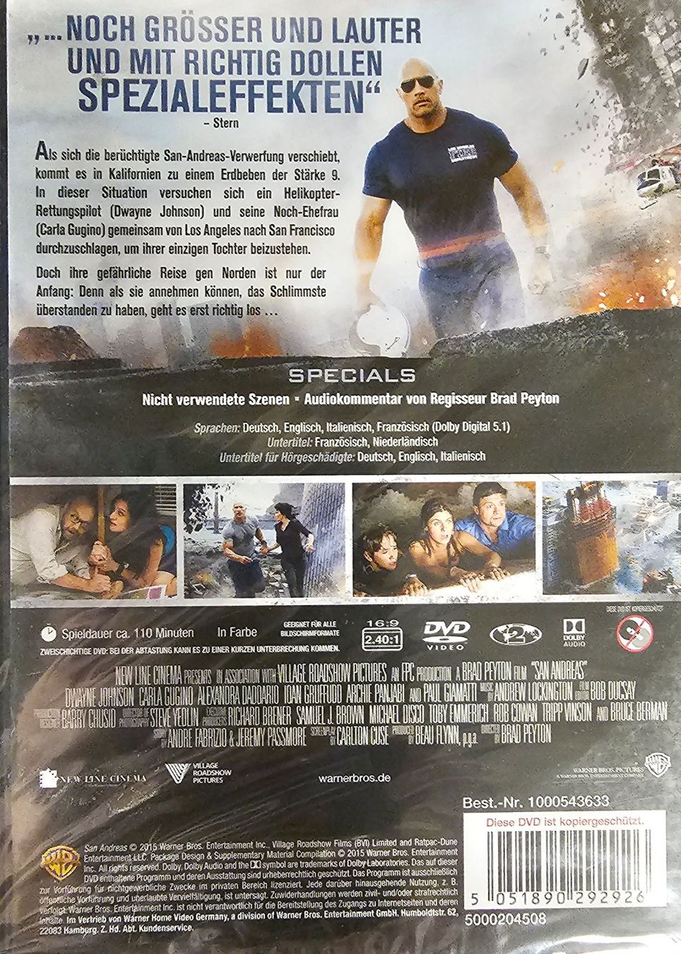 Tutti i DVDs: San Andreas – Nuovo e nell'imballaggio originale da Wahlen b. Laufen venduto da Cg10 1