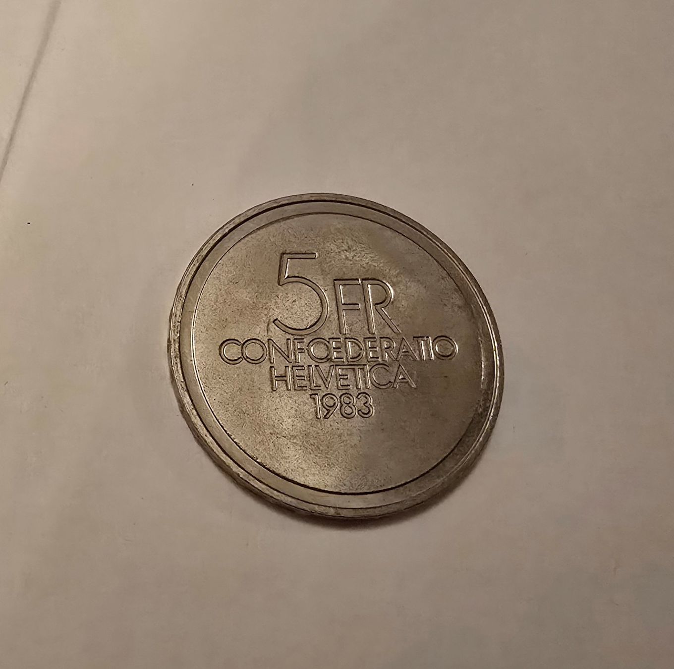 Tutti le monete: Pièce de 5 fr Suisse – Usato da Petit-Lancy venduto da Minnie26 1