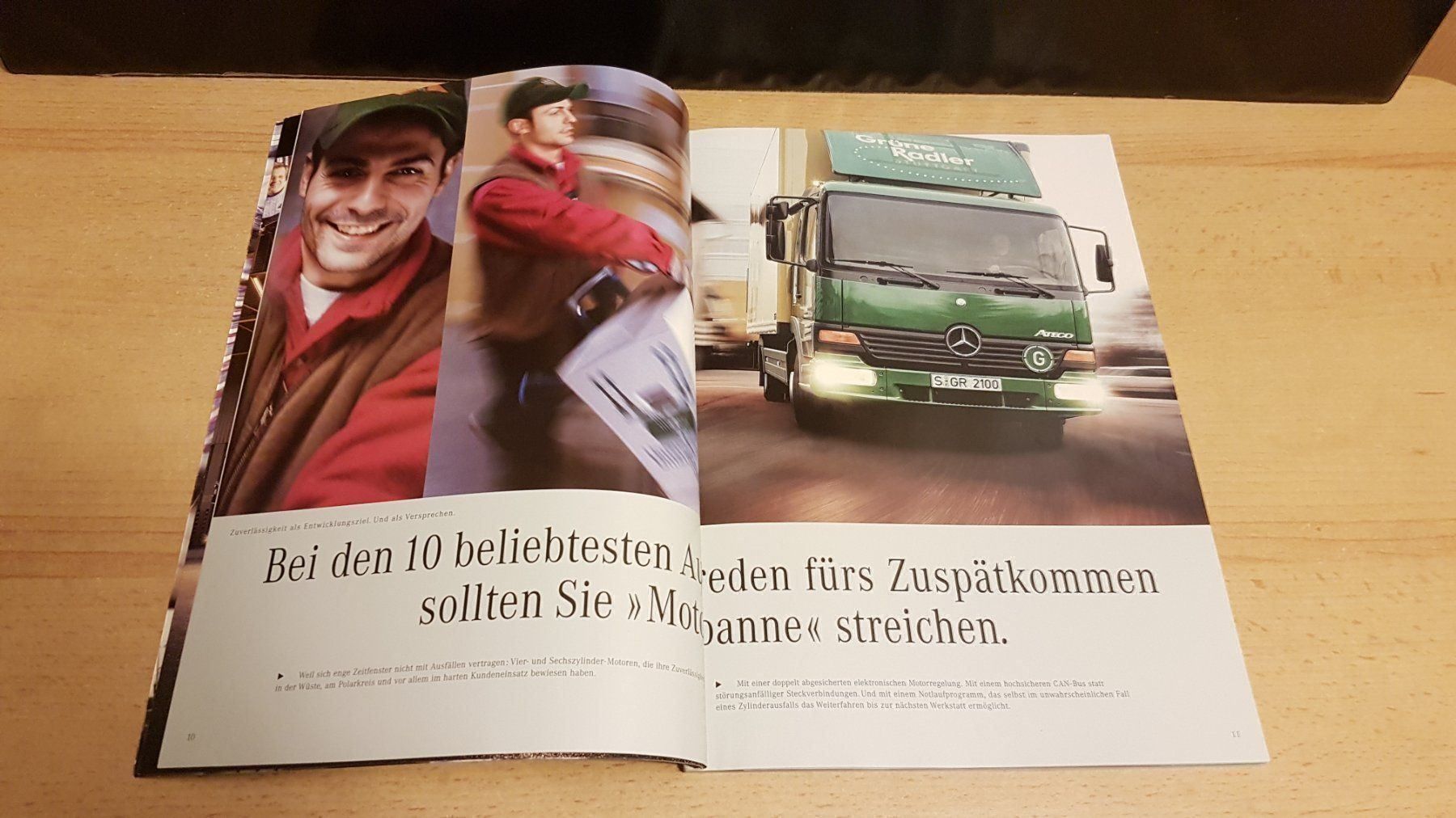 Mercedes-Benz Documenti: Mercedes Benz Atego Prospekt/Katalog – Usato da Boswil venduto da MAF_952 2
