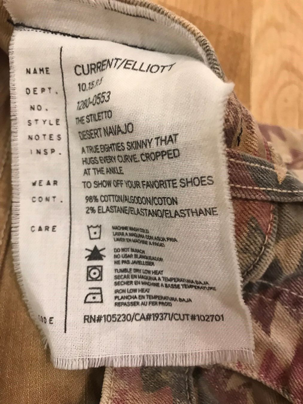 Jeans: CURRENT ELLIOTT Jeans Gr 25 – Usato da Ebmatingen venduto da dartim 3
