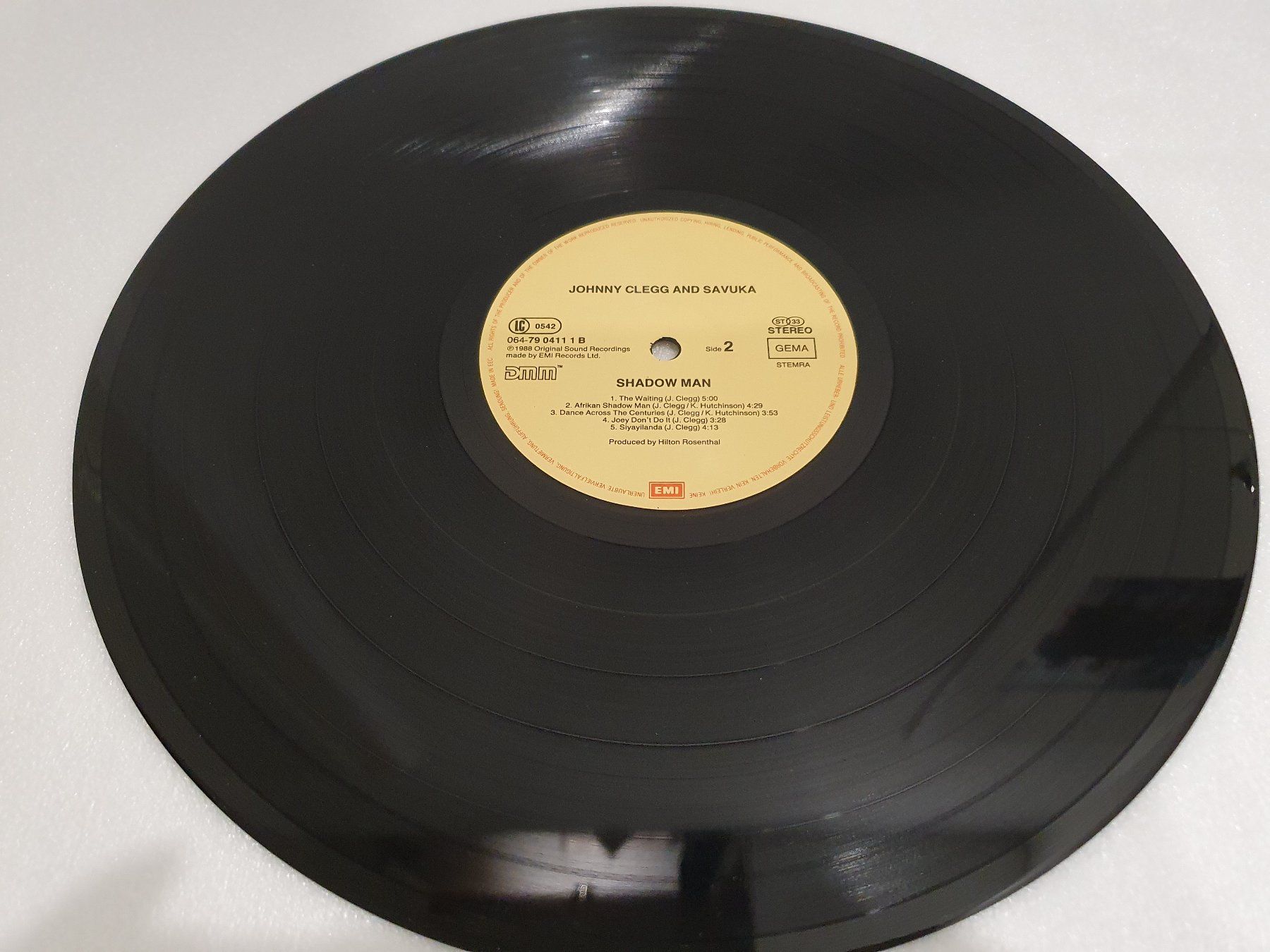 Dischi in vinile: Johnny Clegg & Savuka – Shadow Man – Usato da Uster venduto da Vinyl-Leidenschaft 6