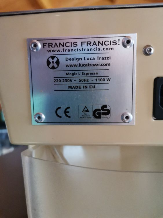 Francis Francis X5 Espressomaschine Kaufen auf Ricardo
