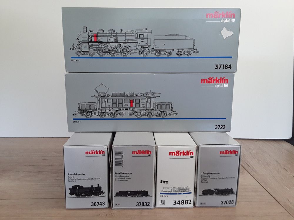 Märklin _ Div. Originale Lokomotiven Verpackungen _ Spur H0 | Kaufen ...