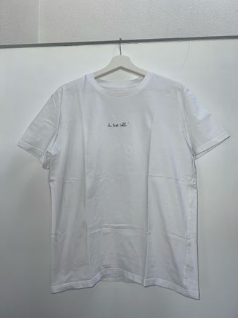 Weisses T-Shirt "du bist toll" Gr. L