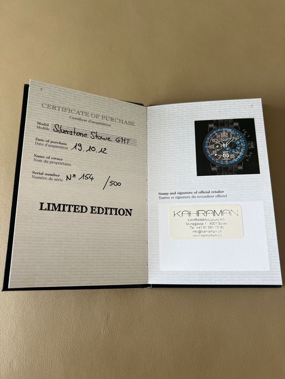 Graham Uhren: Graham Silverstone Stowe GMT Limited Edition 154/500 2BLCB – Gebraucht aus Bottmingen von Garfield1979 8