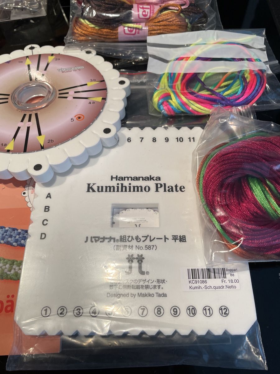 Stoffe: Kumiihmo Set mit Zubehör – Neu und originalverpackt aus Lengnau AG von Sayuri5 4