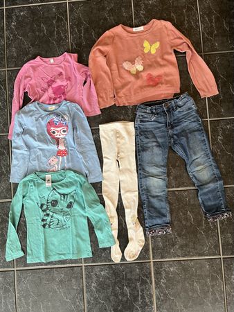 Kleiderset 6-teilig Mädchen 110-116 zum Austragen
