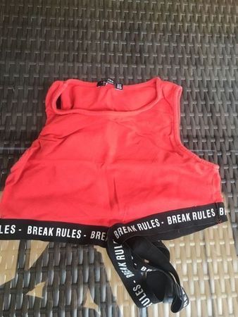 Damen / Mädchen Bershka Top rot S