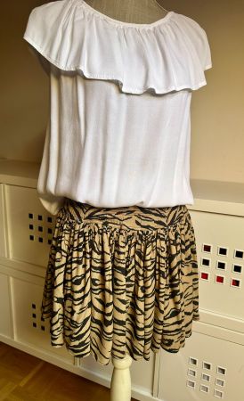 NEUF: Zadig & Voltaire Jupe Jocky Tiger taille 36