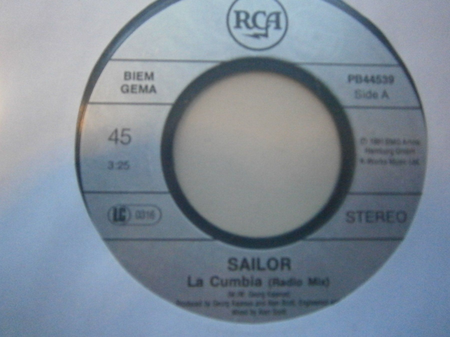 Schallplatten: Vinyl-Single Sailor - La Cumbia – Gebraucht aus Langenthal von Modo39