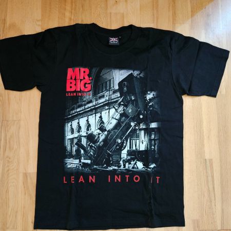 Mr. Big Lean Into It T-Shirt Schwarz Grösse L guter Zustand