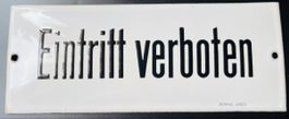 E-Mailschild Eintritt verboten,140.4g.,20cmL.,8cmH.MemmelBS.