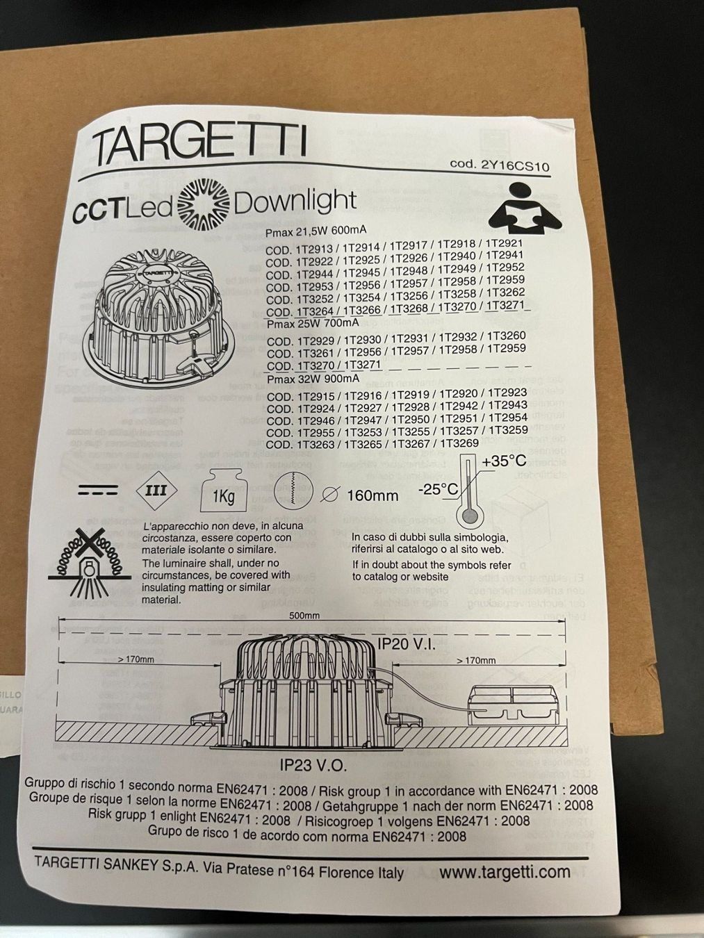 Lampen: TARGETTI SMART DOWNLIGHT FIX CCT LED MATT – Neu und originalverpackt aus Mägenwil von BackInWhite 4