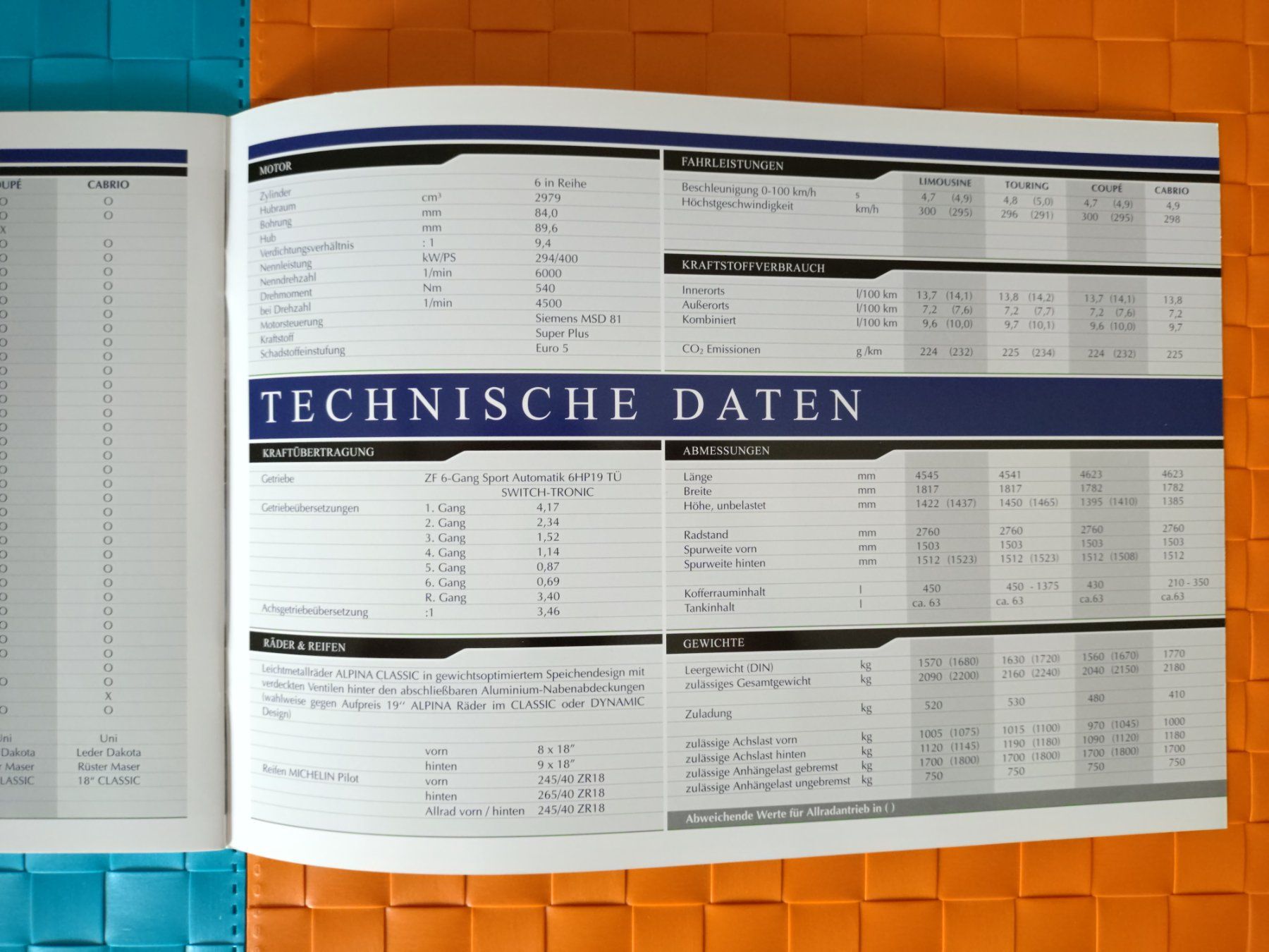 Riviste & Magazine: BMW ALPINA B3 S BITURBO / E90, E91, E92, E93 - Prospekt – Nuovo (secondo la descrizione) da Viganello venduto da CARLiteratur 7