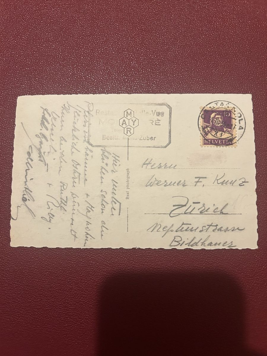 Cartoline postali: Un Saluto da Bré Villaggio 1934 – Usato da Breganzona venduto da Milesbo 1