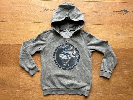 Kinder- Pullover ALIVE grau 146