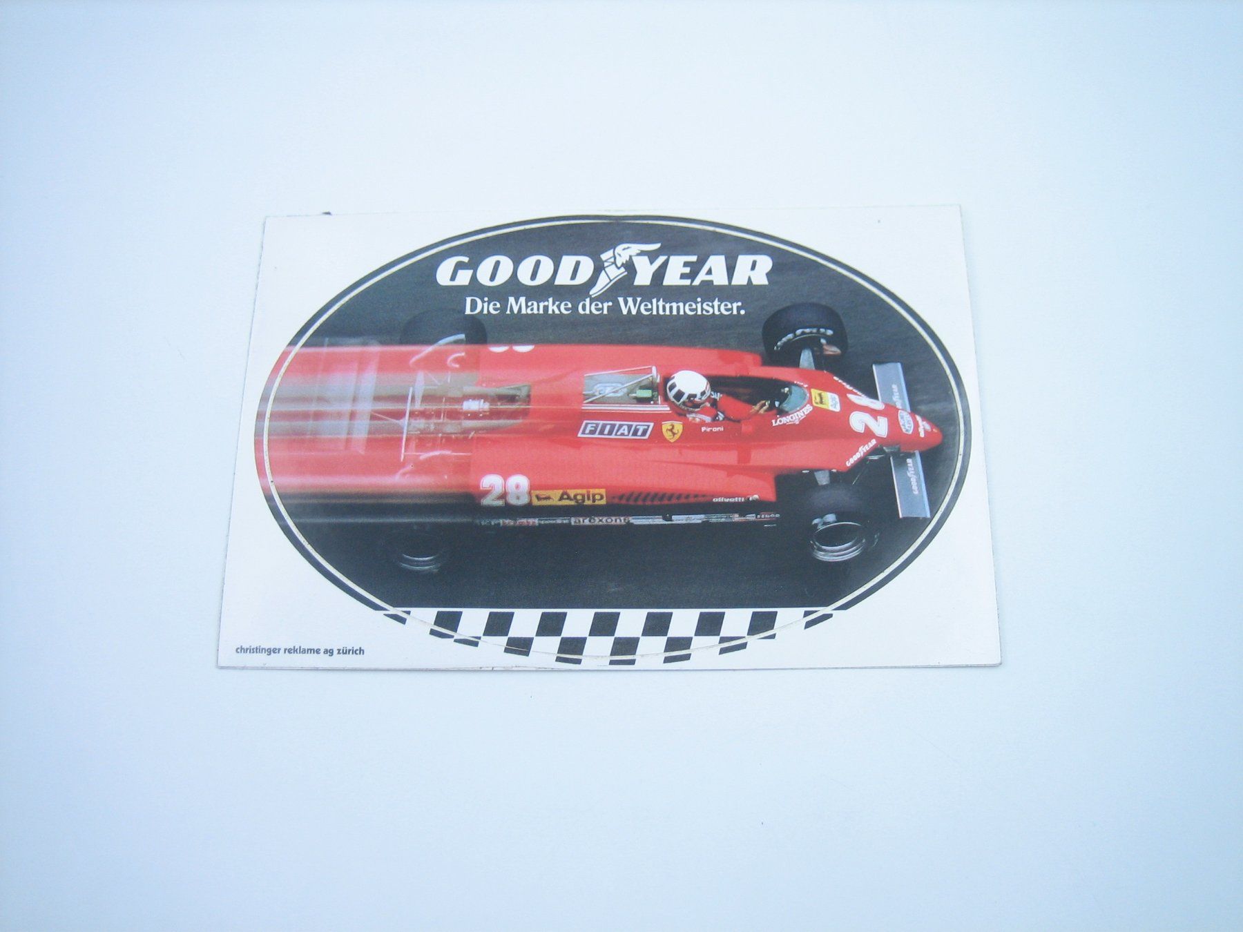 Sticker: Ferrari Good Year alter Aufkleber/Sticker – Usato da Zürich venduto da Tomi118